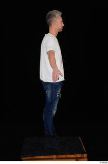  Lutro blue jeans casual dressed standing white t shirt whole body 0015.jpg